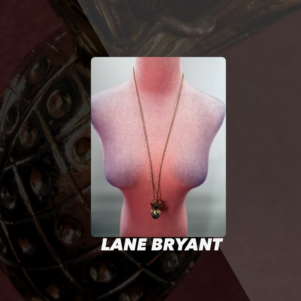 EUC Lane Bryant Pineapple Pendant Necklace